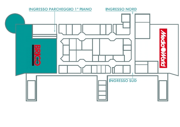 Centro Commerciale Euro Torri | BRICO CENTER | dove siamo dentro al centro