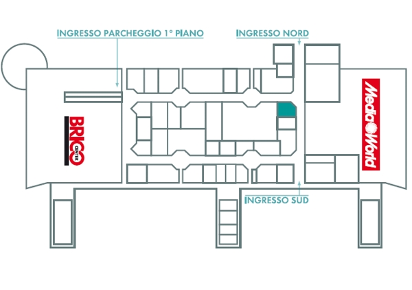 Centro Commerciale Euro Torri | GIANNI CASTALDINI uomo | dove siamo dentro al centro